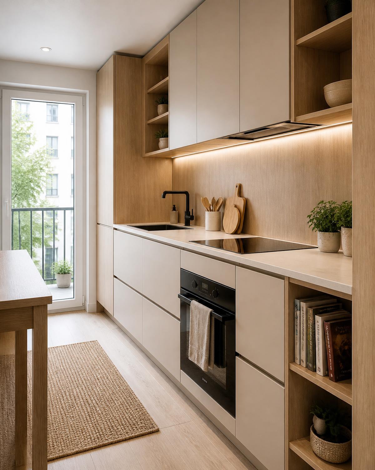 Cuisine Petra — Linéaire intelligent pour petits espaces